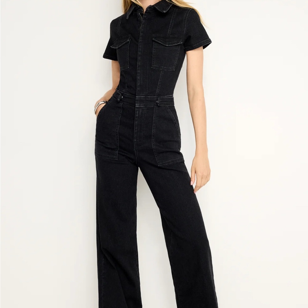 NWT Good American Skate For Success Skate Jumpsuit. Sz Medium